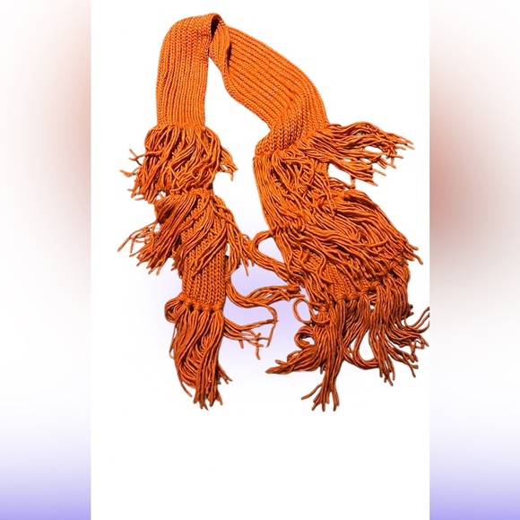 Vintage style chunky alpaca braided fringe oversized scarf - Picture 11 of 11